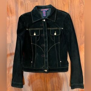 BCBGMaxAzria Black Jean Jacket